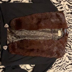 Real fur jacket very co